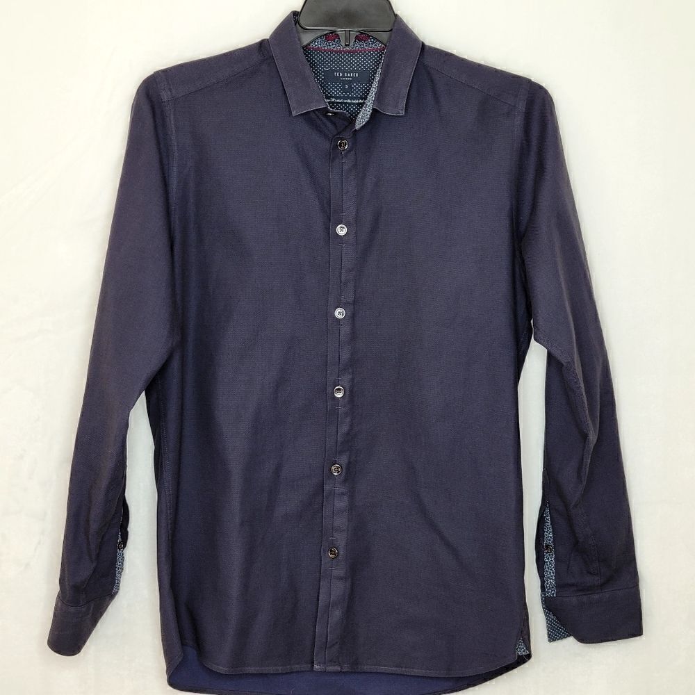 Ted Baker London Button Down Dress Shirt Size 3‎